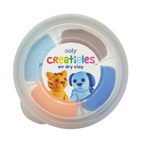 Ooly Ooly | Kit de pâte à modeler mini Creatibles séchant à l'air libre Pet BFFs