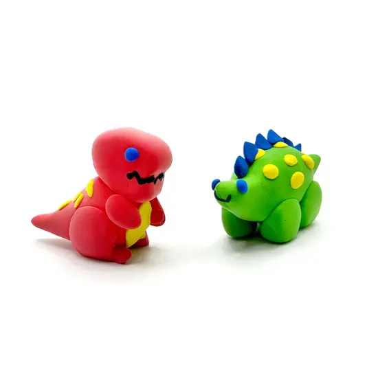 Ooly Ooly | Kit de pâte à modeler mini séchant à l'air libre Creatibles Dino BFFs