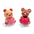 Ooly Ooly | Kit de pâte à modeler mini séchant à l'air libre Creatibles Lovely Bears BFFs