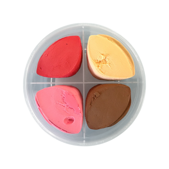 Ooly Ooly | Kit de pâte à modeler mini séchant à l'air libre Creatibles Lovely Bears BFFs