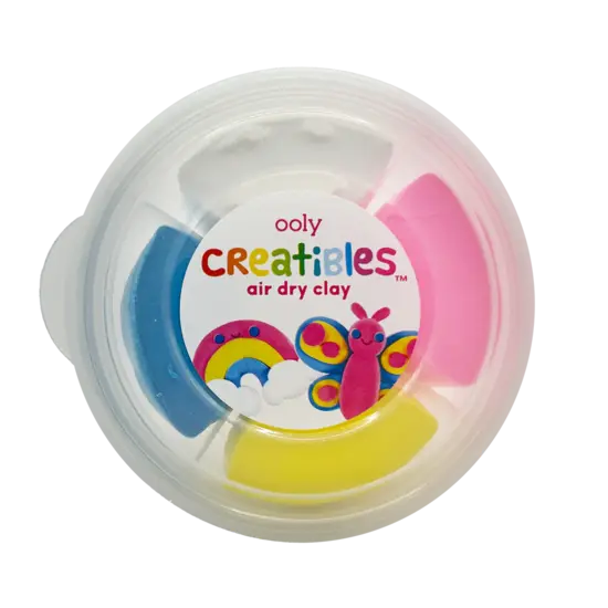 Ooly Ooly | Kit de pâte à modeler mini séchant à l'air libre Creatibles - Rainbow BFFs