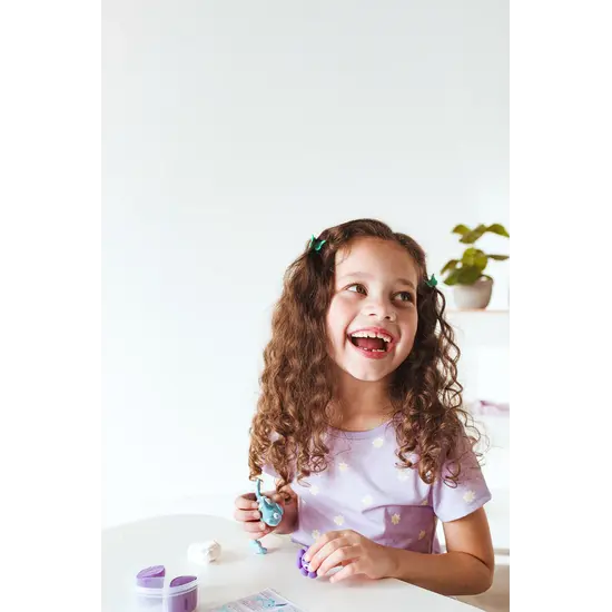 Ooly Ooly | Kit de pâte à modeler mini séchant à l'air libre Creatibles - Rainbow BFFs