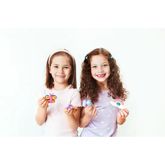Ooly Ooly | Kit de pâte à modeler mini séchant à l'air libre Creatibles - Rainbow BFFs