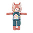 Lilliputiens Lilliputiens | Jeanne La Chatte Glow-In-The-Dark Peluche Et Livre En Tissu