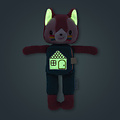 Lilliputiens Lilliputiens | Jeanne La Chatte Glow-In-The-Dark Peluche Et Livre En Tissu