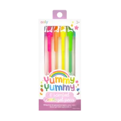Ooly | Stylos gel parfumés Yummy Yummy Neon, lot de 6