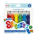 Ooly Ooly | Ensemble de 6 pinceaux à peinture faciles à presser Easy Squeezy