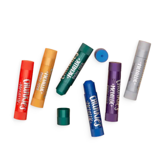 Ooly Ooly | Bâtons de peinture métalliques Chunkies, lot de 6