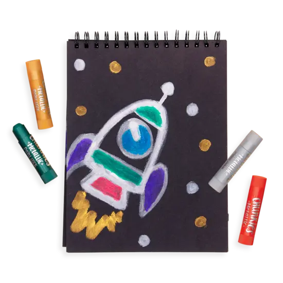 Ooly Ooly | Bâtons de peinture métalliques Chunkies, lot de 6