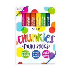 Ooly | Chunkies Set de 12 crayons de peinture