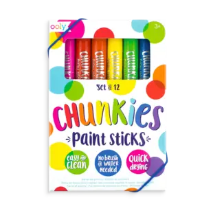 Ooly | Chunkies Set de 12 crayons de peinture