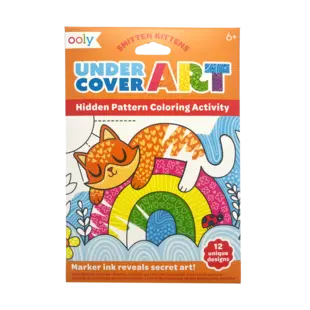 Ooly | Cartes artistiques à colorier avec motifs cachés Undercover Art Smitten Kittens