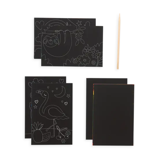 Ooly Ooly | Mini Kit Scratch & Scribble Fantastiques amis