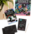 Ooly Ooly | Mini Kit Scratch & Scribble Fantastiques amis