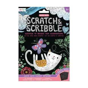 Ooly | Mini kit Scratch & Scribble Cutie Cats