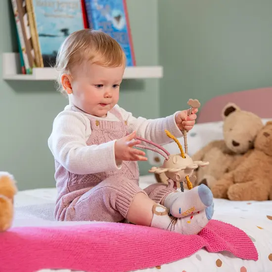 Tickit Tickit | Jouet Silisoft Zip Trek Couleurs Terre