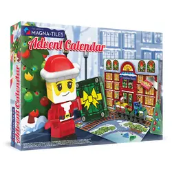 Magna-Tiles | Calendrier de l'Avent, ensemble de 34 pièces