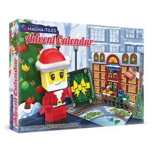 Magna-Tiles | Calendrier de l'Avent, ensemble de 34 pièces