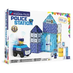 Magna-Tiles | Police Station Ensemble de 35 pièces