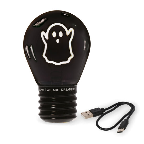 Legami Legami | Lampe de table en forme d'ampoule - Bulb Fiction - Ghost