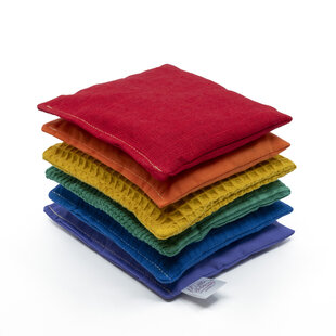 Little Botanic Label | Sacs sensoriels à graines, ensemble arc-en-ciel, 6 pièces