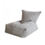 Moje Moje | Velours côtelé - Pouf gris