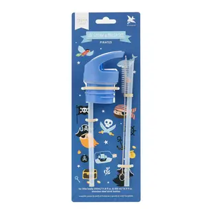 A Little Lovely Company | Ensemble bouchon, paille et brosse Pirates