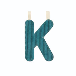 Lilliputiens | Lettre K Tissu phosphorescent