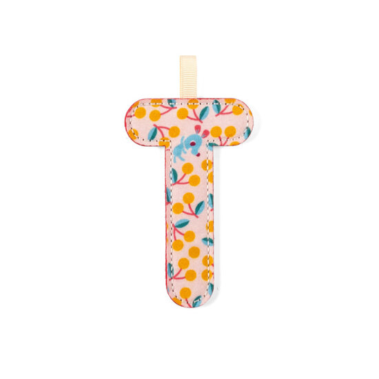 Lilliputiens Lilliputiens | Lettre T en tissu réversible phosphorescent