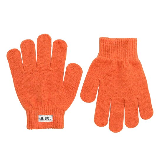 Lil'Boo Lil' Boo | Gants Hygge Orange 4-14 ans