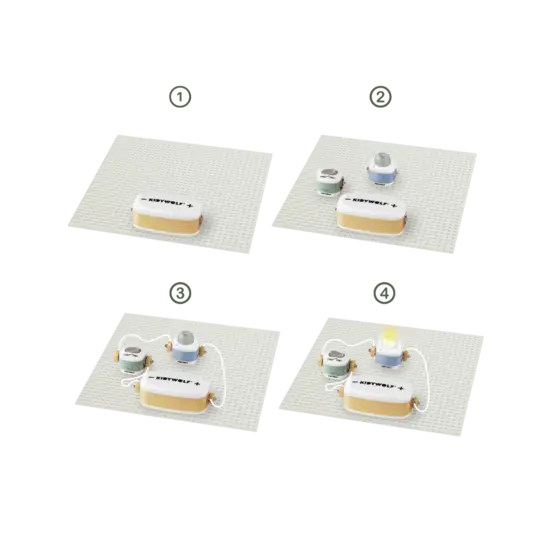 Kidywolf KidyWolf | Kidyelec-Expert Mon premier kit électrique 18 pièces