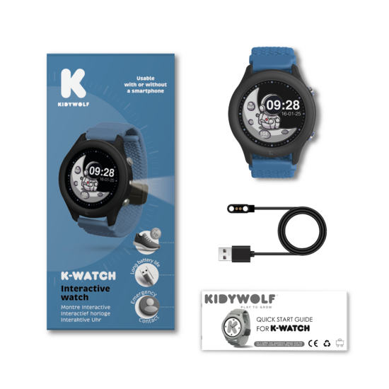 Kidywolf Kidywolf | K-WATCH Montre interactive bleu