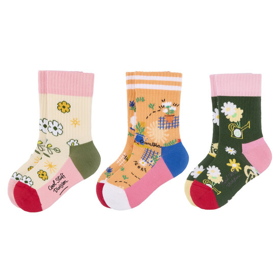 Hello Hossy Hello Hossy | Chaussettes Wildflowers, lot de 3 paires