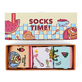 Hello Hossy Hello Hossy | Chaussettes Food, lot de 3