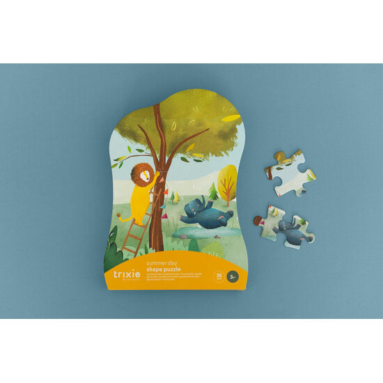 Trixie Baby Trixie |  Puzzle à forme - journée d'été - 35 pièces