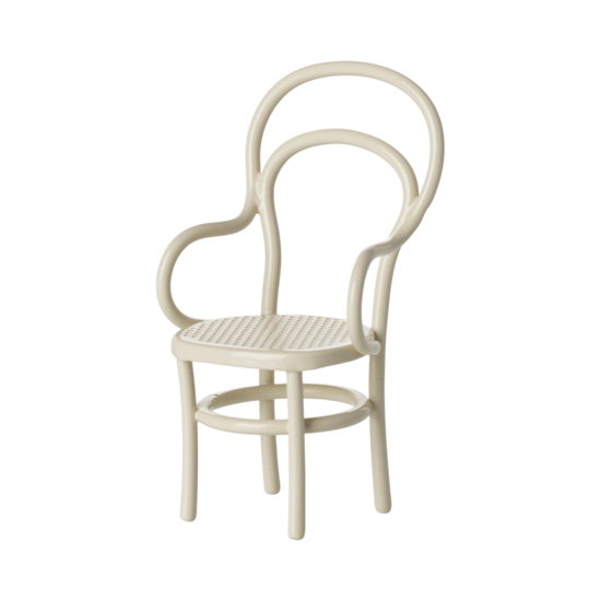 Maileg Maileg | Chaise vintage Mouse Blanc cassé
