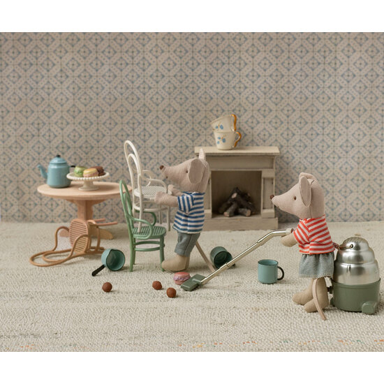 Maileg Maileg | Chaise vintage Mouse Blanc cassé