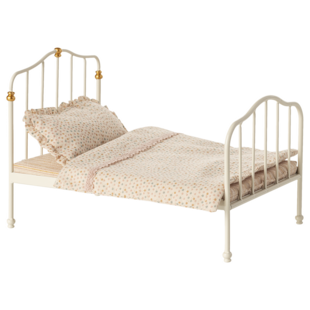 Maileg | Lit vintage Mouse Blanc cassé