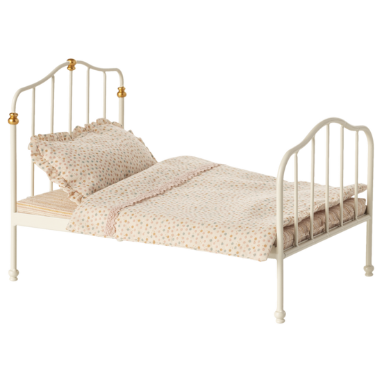 Maileg Maileg | Lit vintage Mouse Blanc cassé