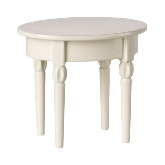 Maileg Maileg | Table d'appoint vintage Mouse Blanc cassé