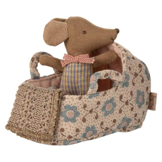 Maileg Maileg | Nacelle Bébé souris Rose