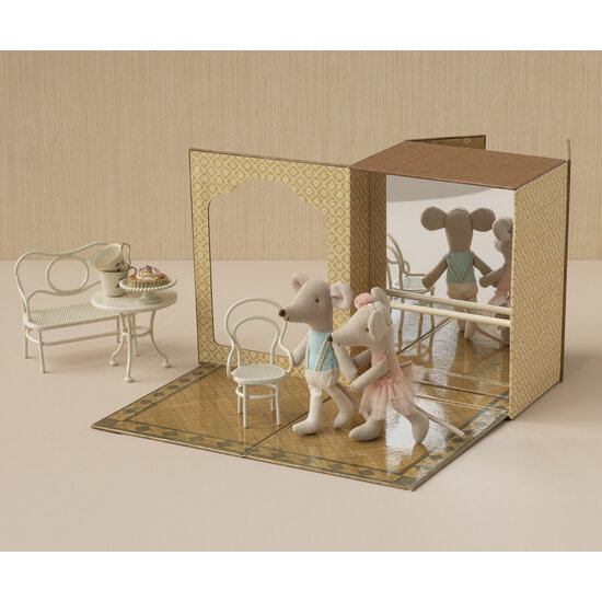 Maileg Maileg | Souris ballerines dans un studio de danse Petite sœur et petit frère
