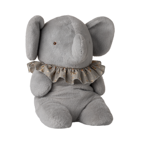 Maileg Maileg | Peluche éléphant grand format bleu/gris