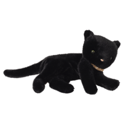 Maileg | Chat en peluche endormi, taille moyenne, noir