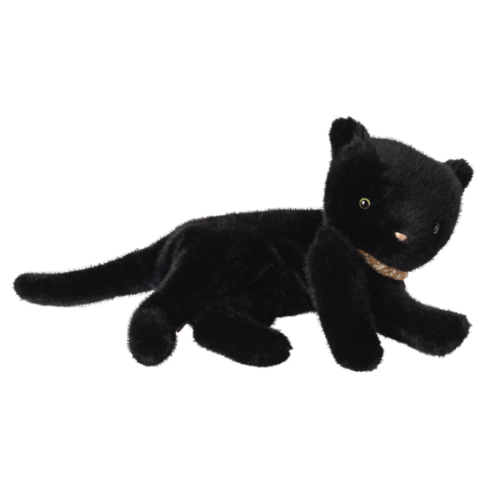 Maileg Maileg | Chat en peluche endormi, taille moyenne, noir