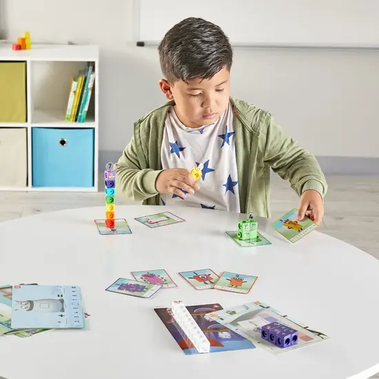 Learning Resources Learning Resources | MathLink Cubes Numberblocks 1-10 Ensemble d'activités