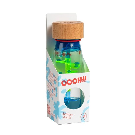 Petit Boum Petit Boum | Bouteille sensorielle Spiral Blue