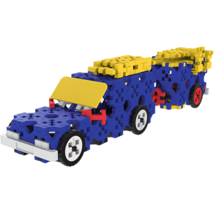 Connect | Éléments de construction L Véhicules de chantier / SUV avec remorque 236 pièces