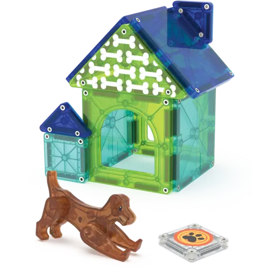 Magna-Tiles Magna-Tiles | Dog House Ensemble de 13 pièces