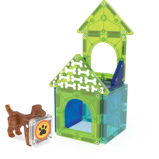 Magna-Tiles Magna-Tiles | Dog House Ensemble de 13 pièces